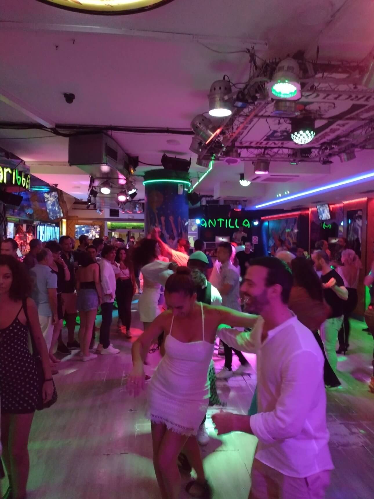 Salsa Dancing at Antilla Nightclub in Barcelona