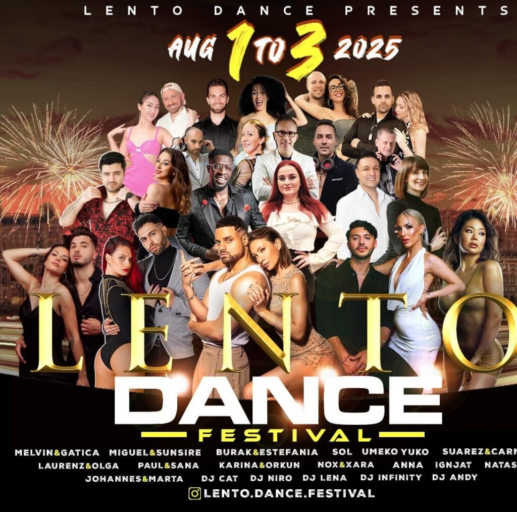 Bachata Dance Artists attending Lento Dance Festival 2025!