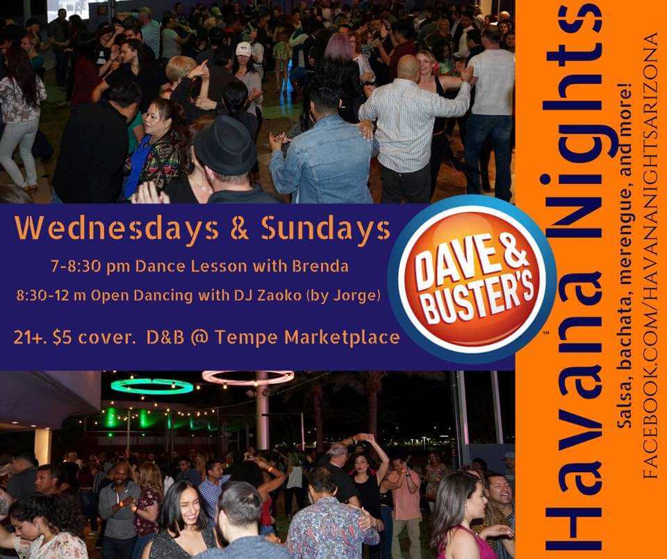 Salsa Dancing in Phoenix, AZ at Havana Nights - Dace 7 Busters