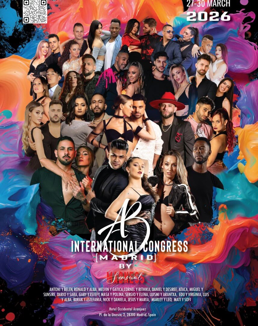 Bachata Dance Artists Attending the 2026 AB International Congress Madrid, Spain