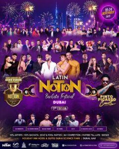 Latin Notion Dubai 2025 Bachata Festival Artists